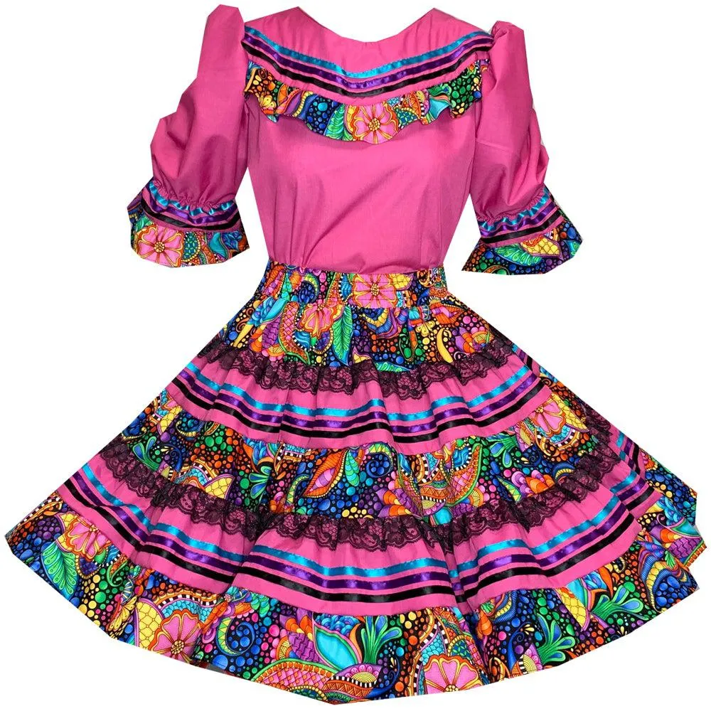 Vivid Fantasia Square Dance Outfit