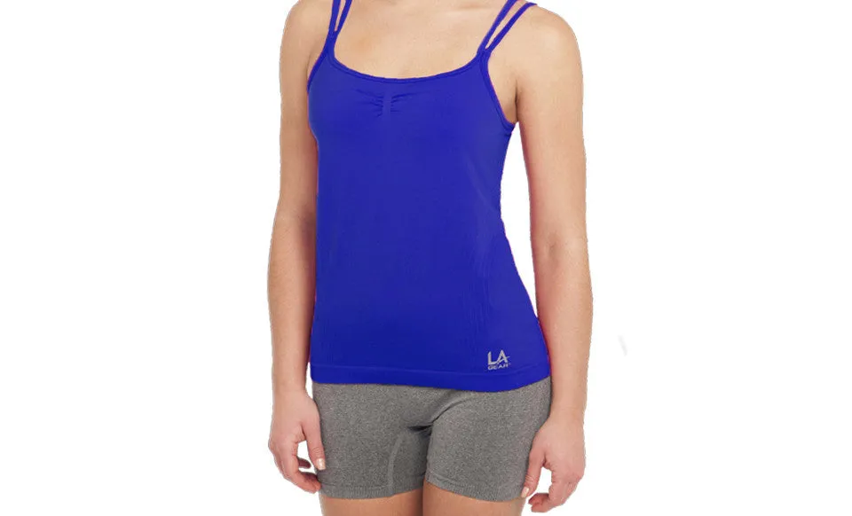 Women's Classic Athletic Fashion Cami Top - 12 Pack