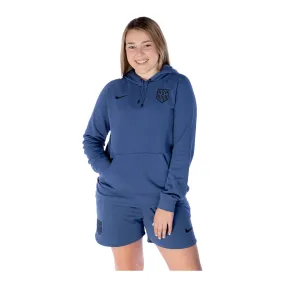 Women's Nike USA Travel Fleece Blue Hoodie