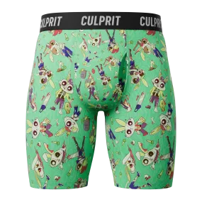 Zombie Bunnies 🧟‍♂️🐰 Long-Cut Boxer Briefs w/ fly